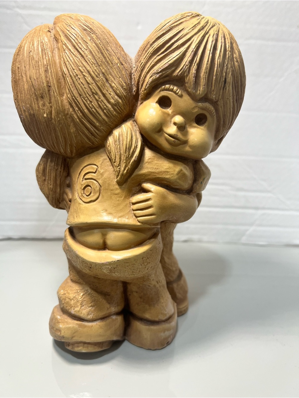Vintage Bill Mack Fannykins Huggin N Lovin Boy Girl Figurine Resin - Picture 4 of 9